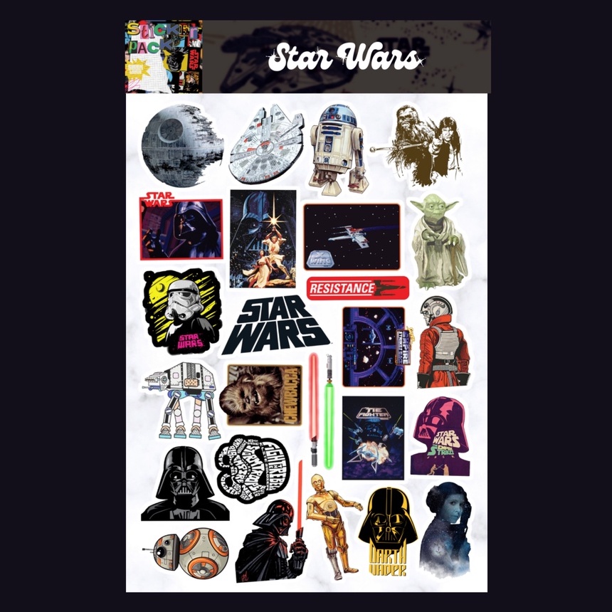 

Star Wars Sticker Sheet