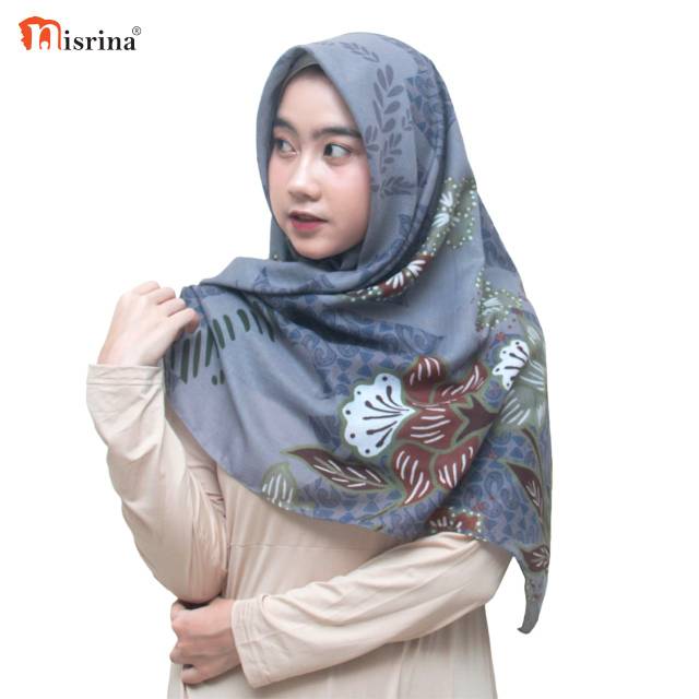 Nisrina Fashion Muslim Kerudung Voal Premium Custom Nama Cita Lova B14