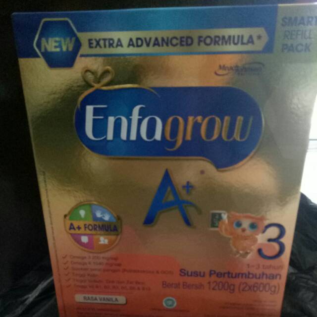 

Enfagrow A + 3 1200 gr vanila/madu