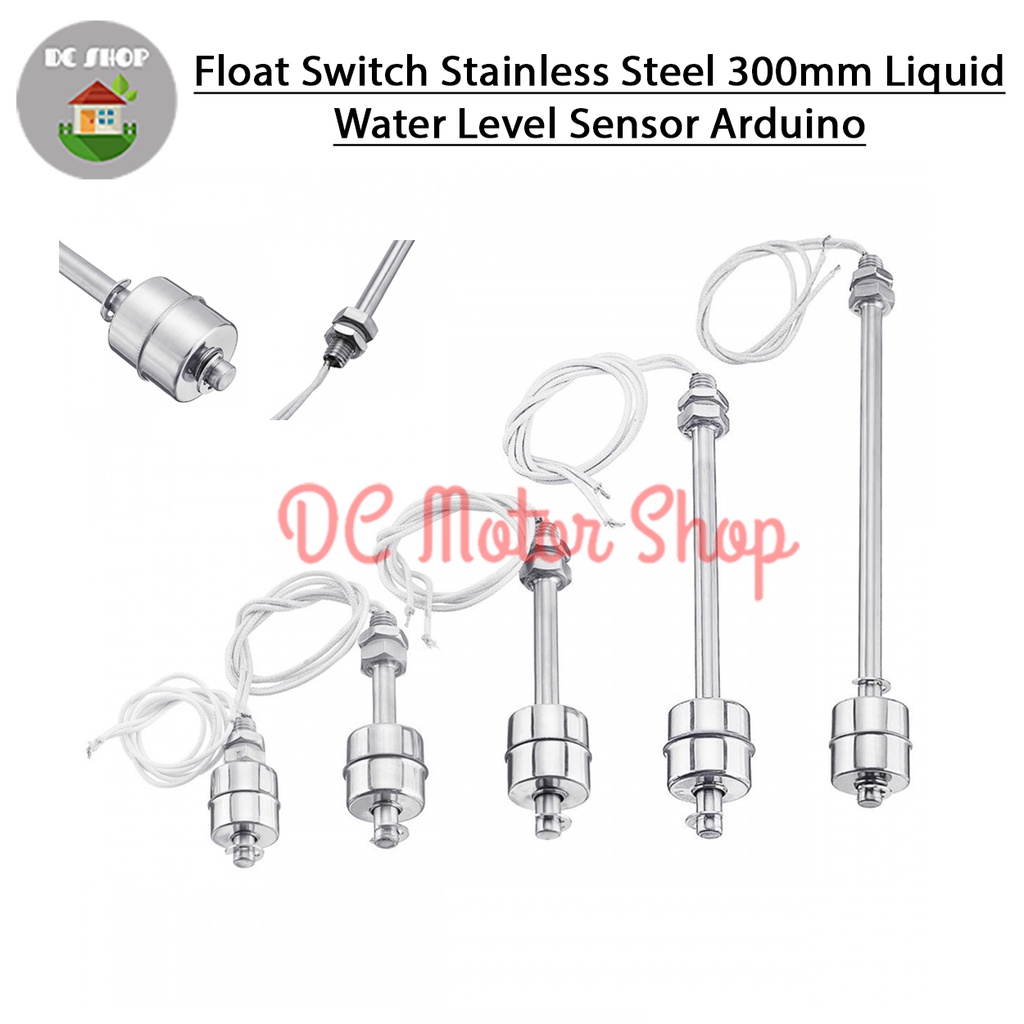 Jual Float Switch Stainless Steel Liquid Water Level Sensor 300mm ...