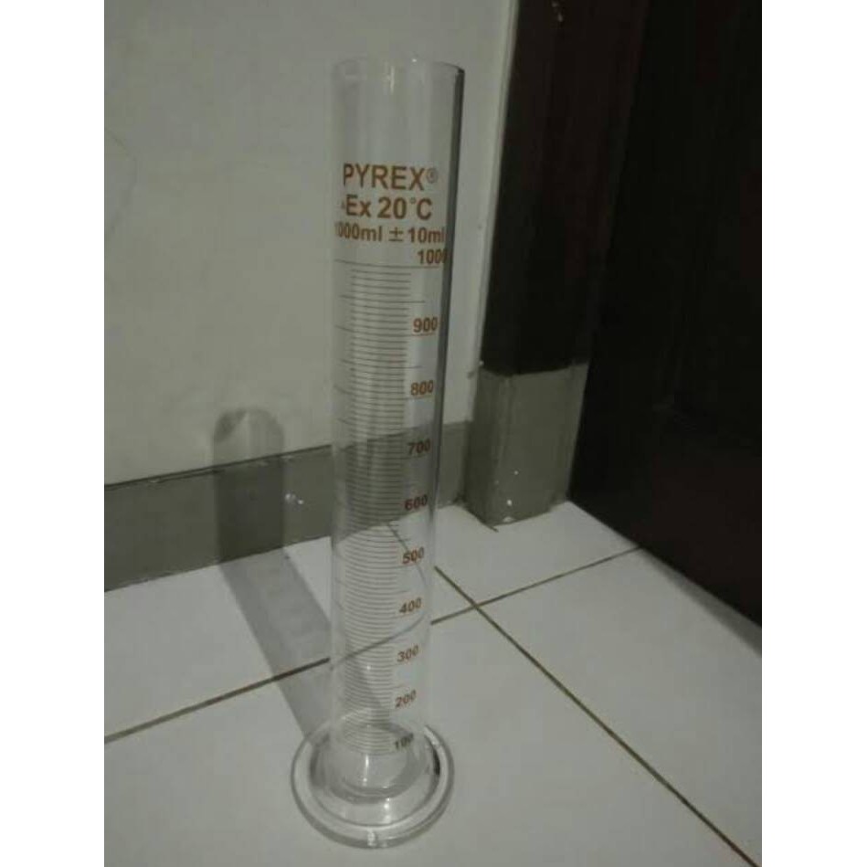 Jual Gelas Ukur 1000 Ml Measuring Cylinder 1000 Ml Pyrex Shopee Indonesia 7067