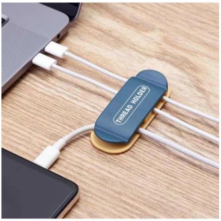 Holder Kabel Gantungan Hook Klip Meja Dinding Cantolan Kait Charger usb