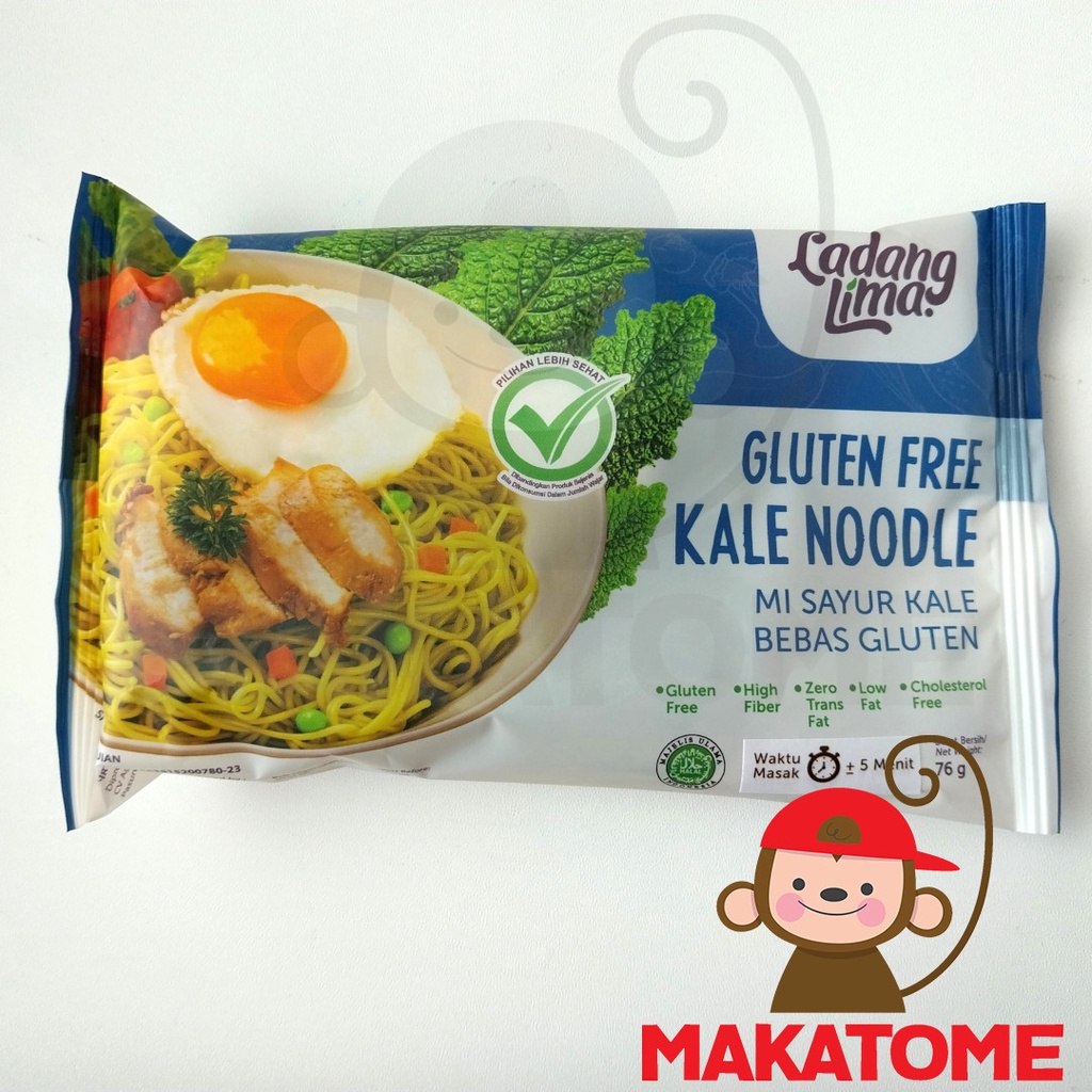 

Ladang Lima Veggie Noodle Kale GF 76gr mie gluten free mi instan