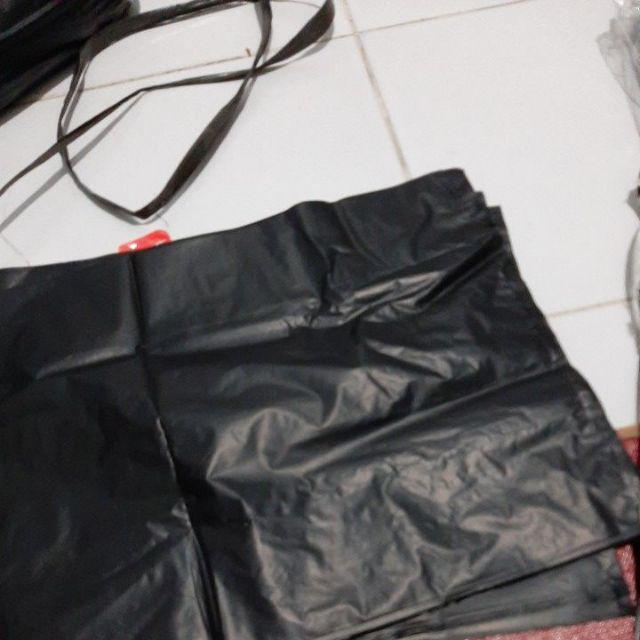 Kantong Plastik Kresek Tanggung Hd Hitam Tebal Merk Macho Ukuran 24 Ht