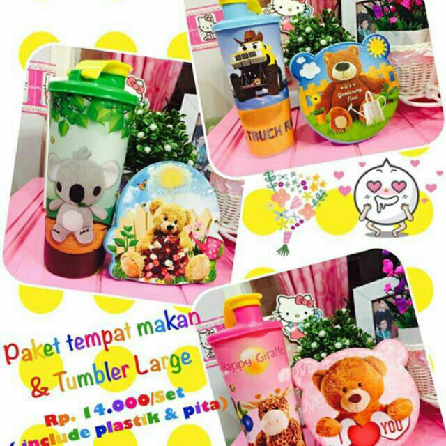 Souvenir Paket Tempat Makan & Tumbler Large
