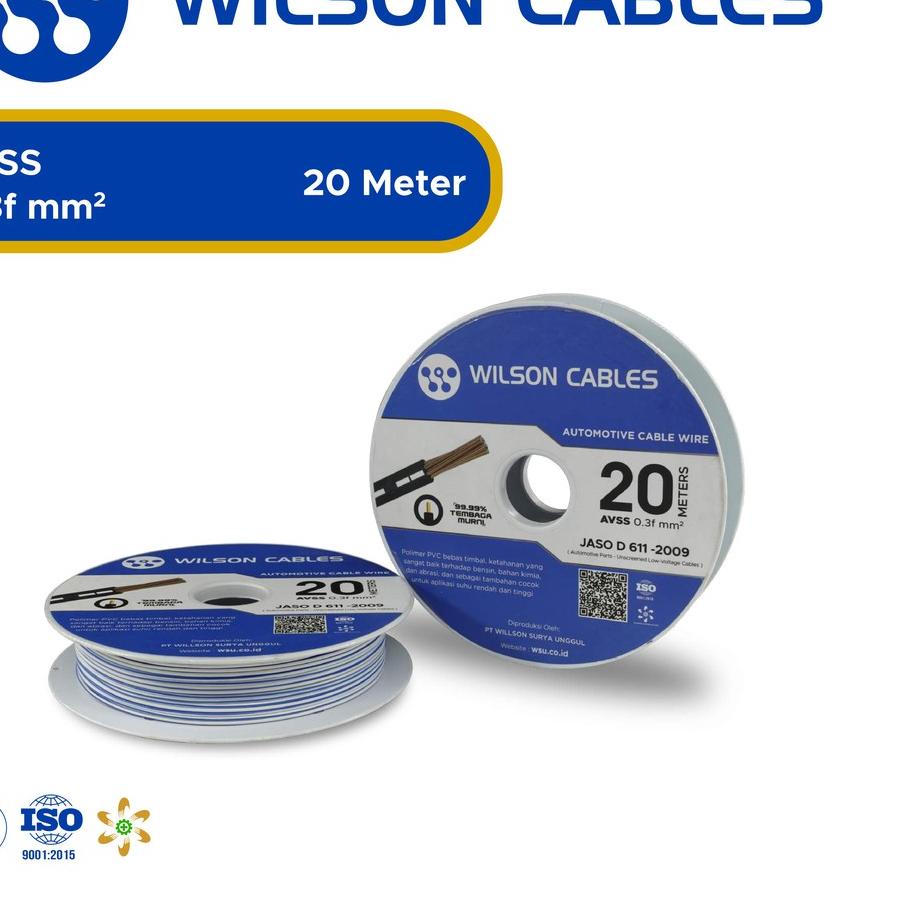 Kabel Otomotif AVSS 0.3f mm2 - 20 Meter / Kabel AVSS Otomotif Wilson Cables