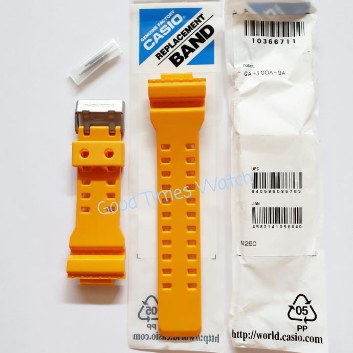 Strap G-Shock Ga-100A-9A / Ga-100 / Casio Original Terbaru