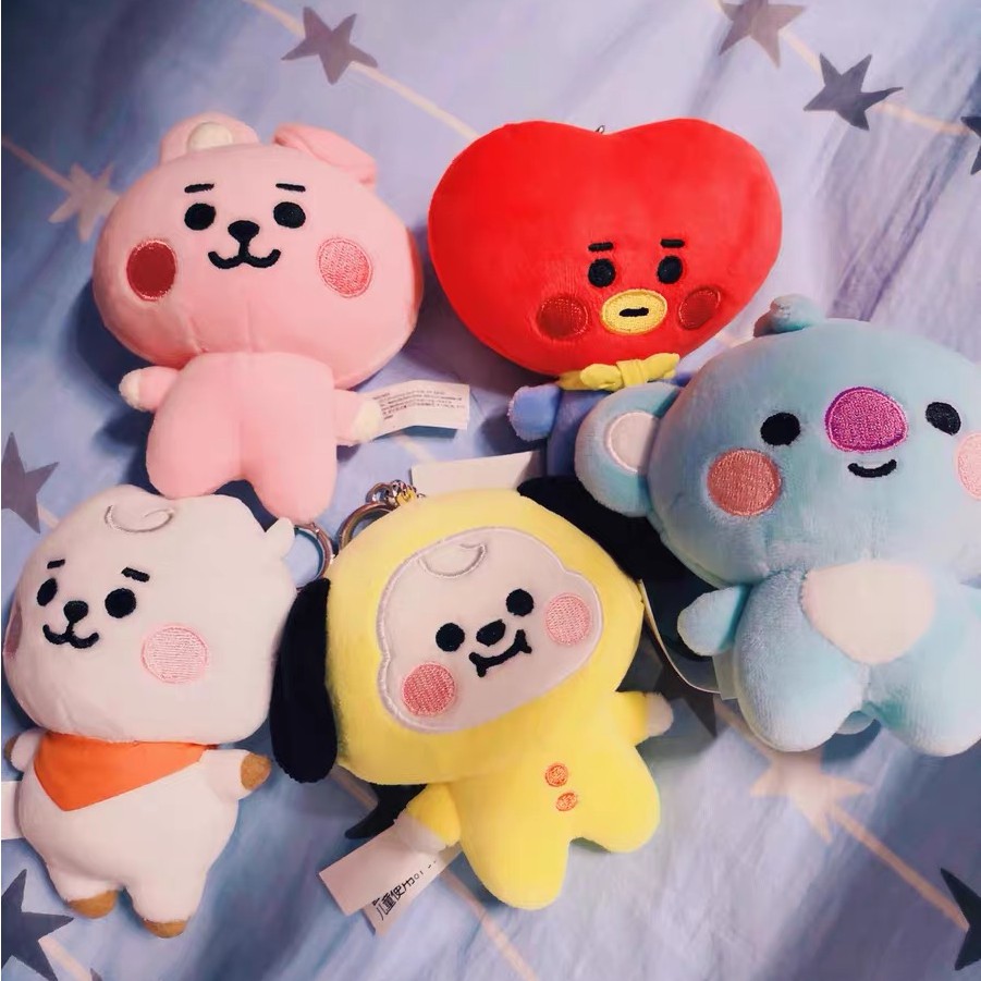 [Bayar Di Tempat] 20 Baby Charm（Body） 11cm BT21 OFFICIAL Keychain Pendant-1