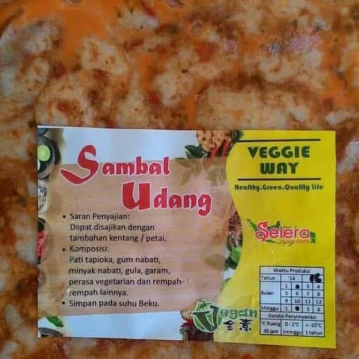 

5ds45ss Sambal Udang Vegetarian / Vegan Xa20X1