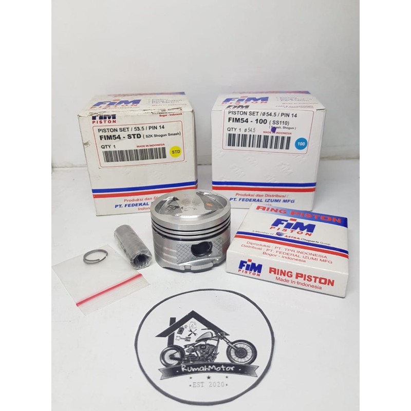PISTON KIT SMASH FIM 54 PIN 14 FIM54