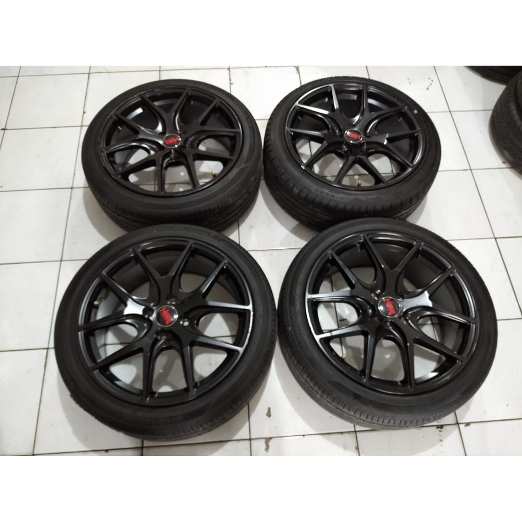 velg second ring 17 untuk mobilio jazz freed corrola altis plus ban r17