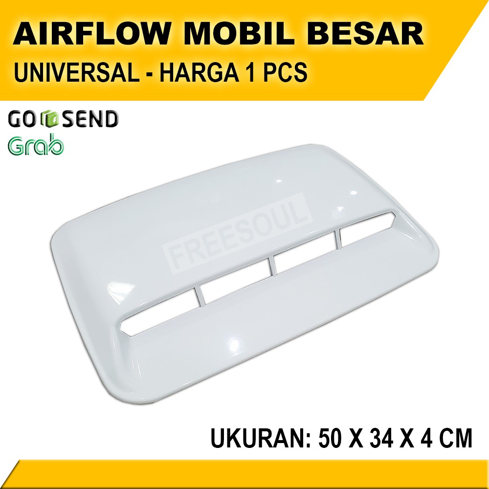 Airflow Kap Mesin Model Fortuner Besar - Air Scoop Variasi Universal