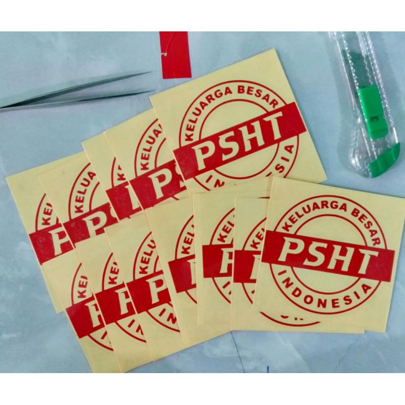 

Sticker SH Terate Stiker PSHT Bahan Cuting Reflektif Fosfor Cutting