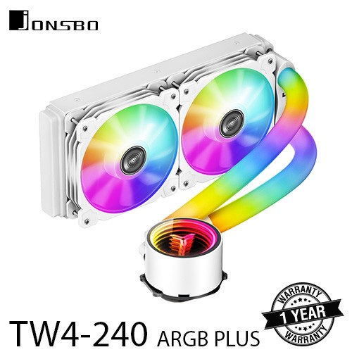 JONSBO TW4-240 ARGB WHITE PLUS Shadow Liquid Cooling CPU AIO