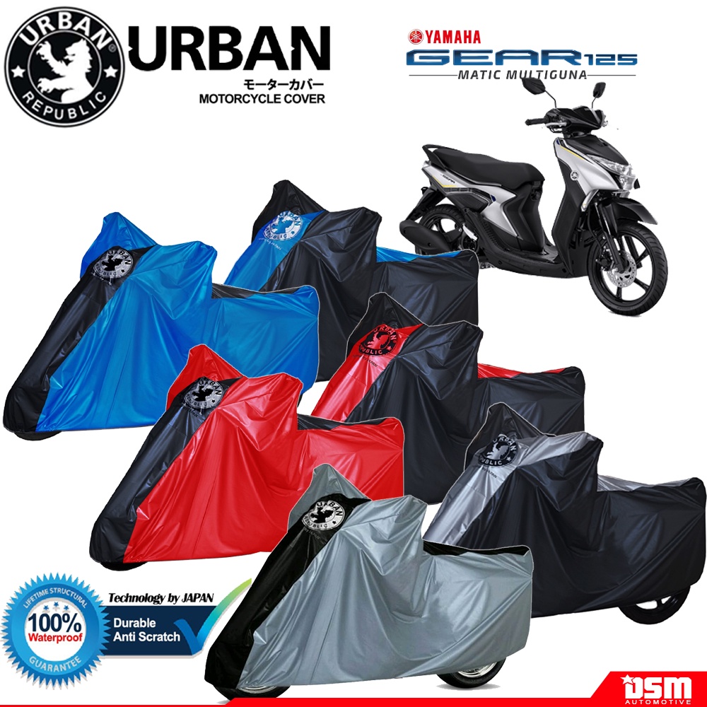 Urban / Cover Motor Yamaha Gear 125 100% Waterproof / Aksesoris Motor Gear / Cover Motor Premium  / DSM