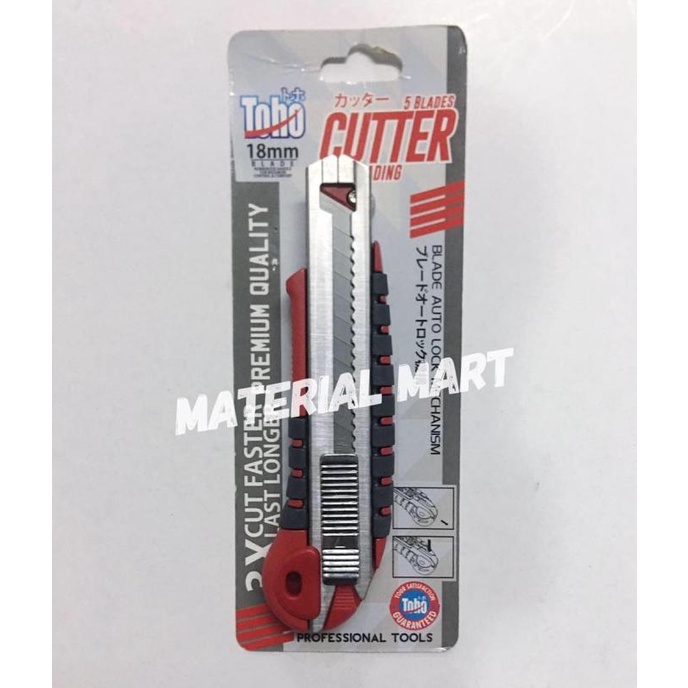 

Star Pisau Cutter Premium Toho 5 Blades Red Isi Cuter Lima Blade Merah Terbatas