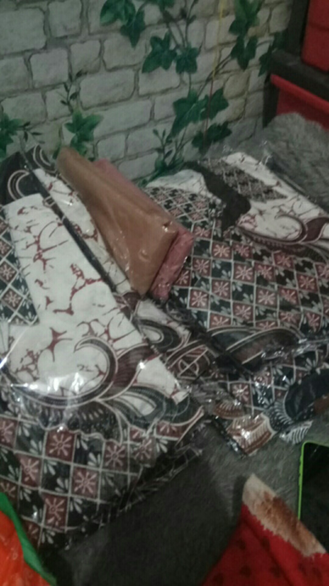 Bswart Batik Hrb026 Kenongo Hem Pendek Padi Pekalongan M L Xl Batik Pria Murah Modern Grosir