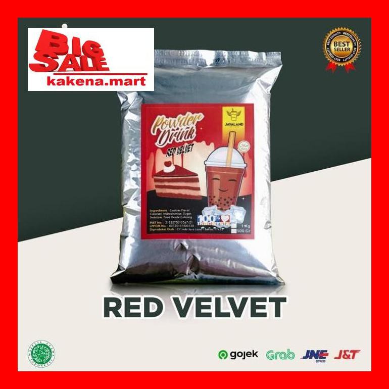 

Kak8Vitxd Bubuk Minuman Bubble Powder Drink Red Velvet Original Javaland 1Kg S50K50A