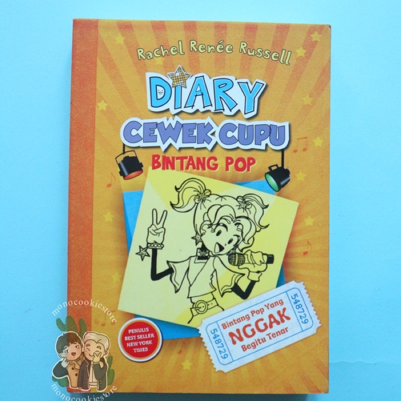 Buku Diary Cewek Cupu Bintang Pop