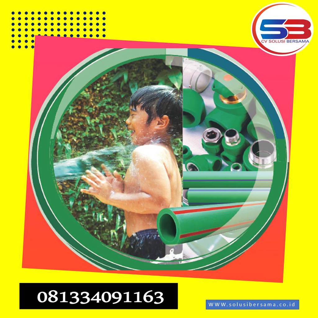 Jual Pipa PP-R Rucika Kellen Green PN 10,pn 16