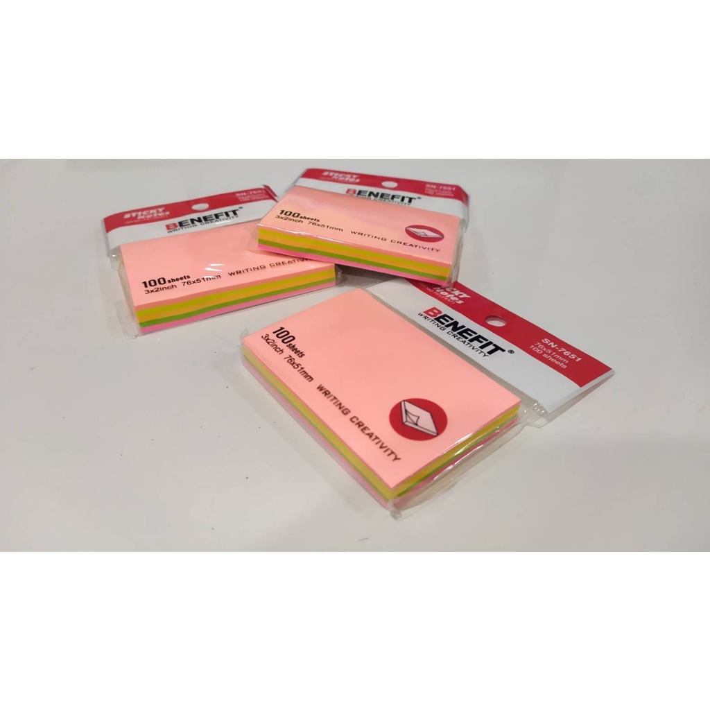 

Sticky Notes / Memo Tempel Benefit SN-7651 Ukuran Besar