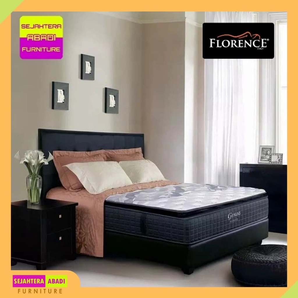Springbed Florence Pillow Top Type Genoa limited edition Full Set & Matras