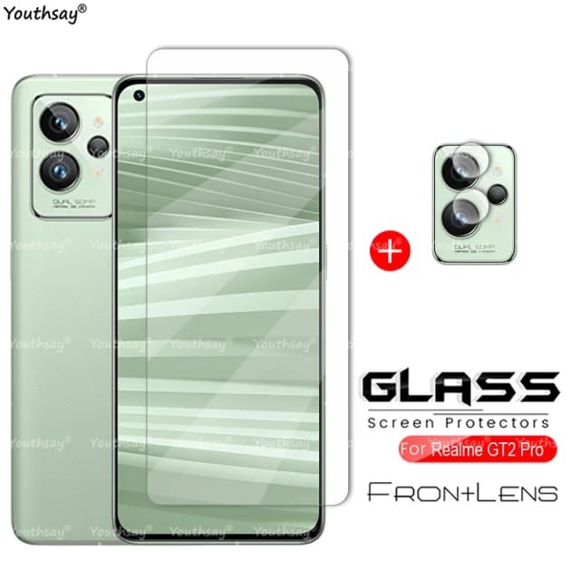 REALME GT 2 PRO TEMPERED GLASS CLEAR 2IN1 LAYAR &amp; KAMERA