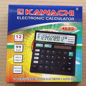 

Terbaru Kalkulator KAWACHI KX-512 12 DIGIT Elektronic Calculator Check Correct - Hitam Orisinil