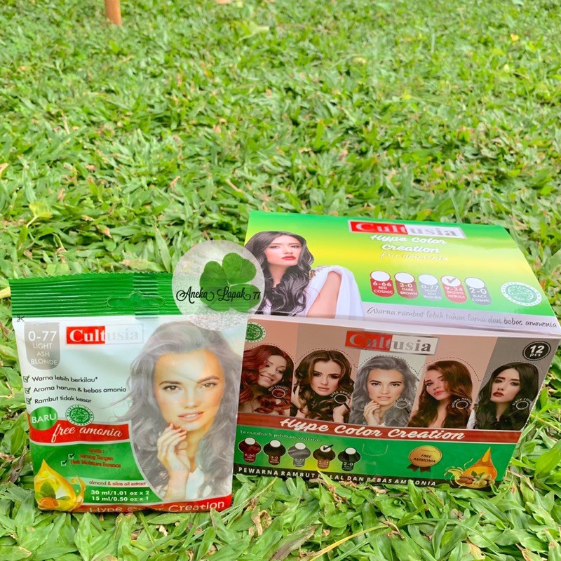 CULTUSIA HYPE Color Creation Sachet Pewarna Rambut Bebas Amonia