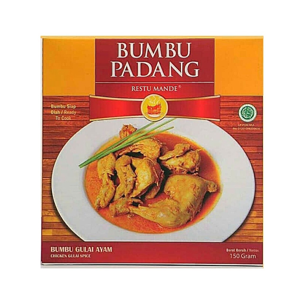 

Restu Mande - Bumbu Gulai Ayam - Bumbu Padang Instan - 150gr