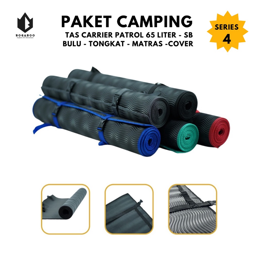 Paket Hemat - Paket Carier 65L Series 4 - Paket Hikking