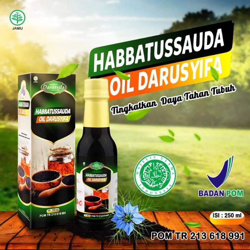 Minyak Habbatussauda Cair Darusyifa 250 ml Original