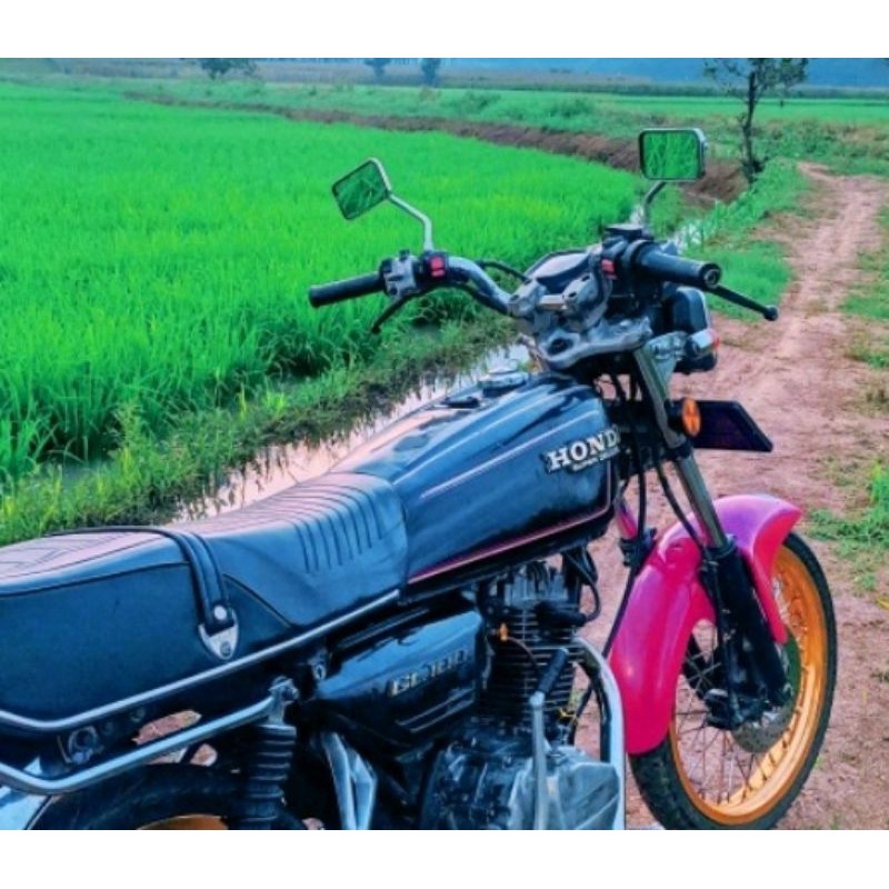 spion Retro kotak crome spion classic universal Honda GL CB Vario Beat Supra Revo dll