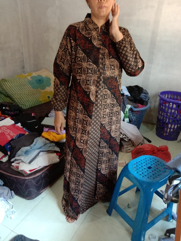 Gamis Batik Sriwedari|manggar|padi Maxi Jumbo Bumil