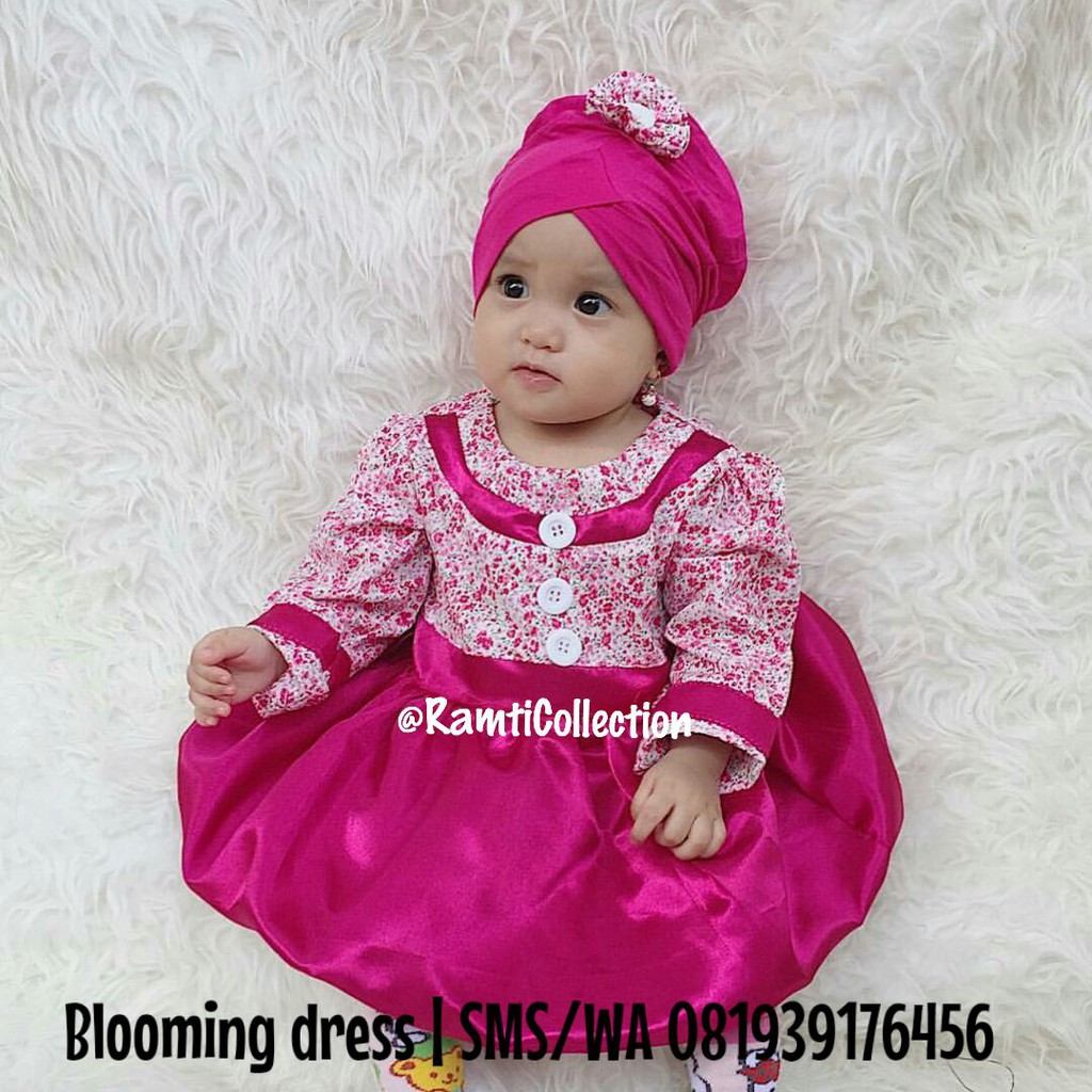 Setelan Busana Muslim Bayi Lucu I Gaun Pesta Muslim Anak I Baju