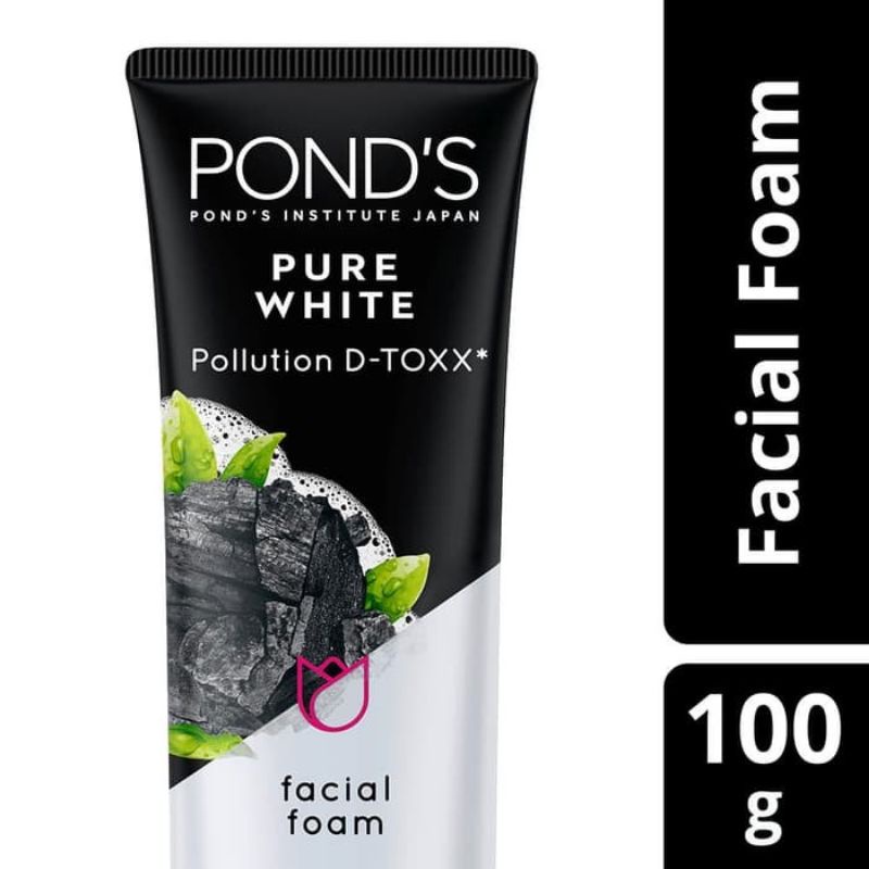 Ponds Pure White Facial Foam 100gr Pembersih Wajah