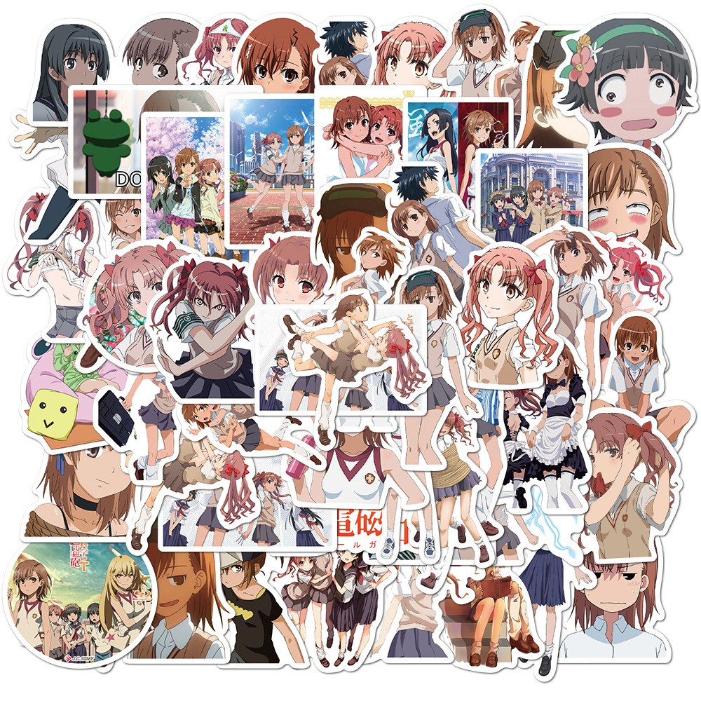 TKR001 – Sticker / Stiker Anime Jepang Toaru Kagaku no Railgun