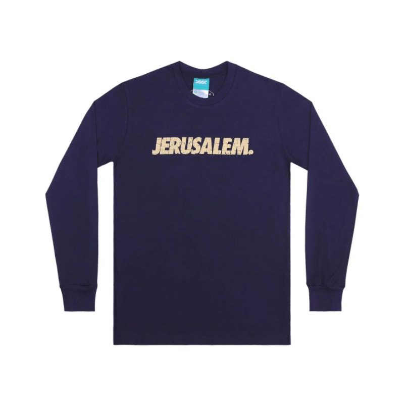 Kaos Tangan Panjang / LS Wadezig Jerusalem Brick LS Navy