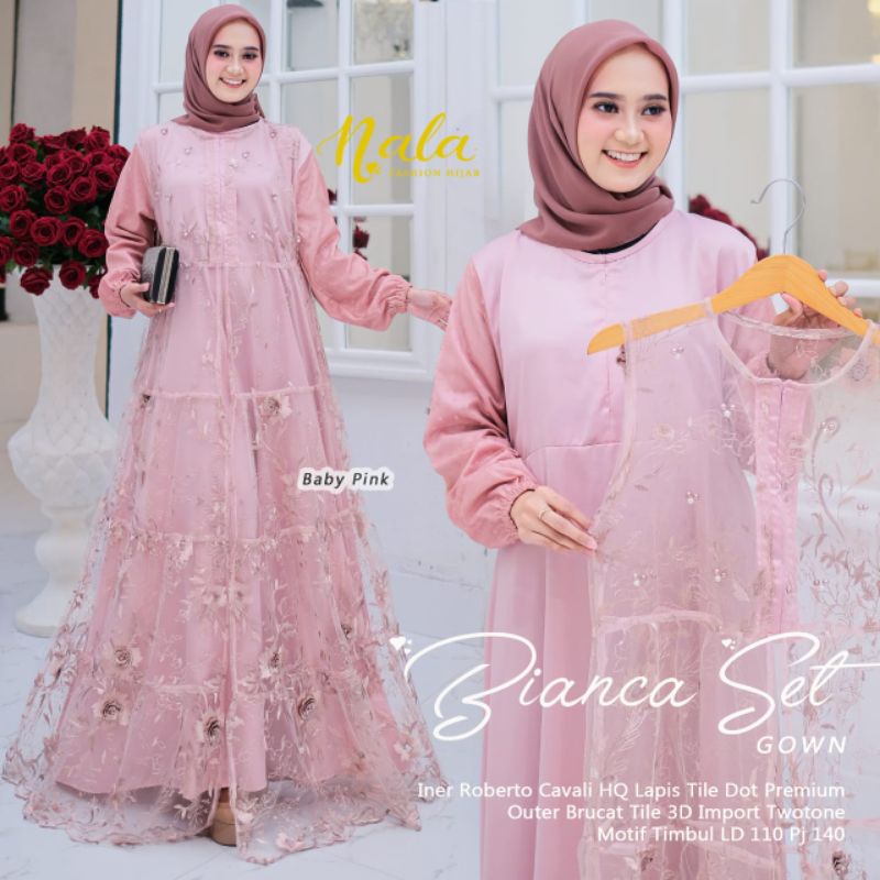 Bianca Set Gown By ORI Nala fashion hijab