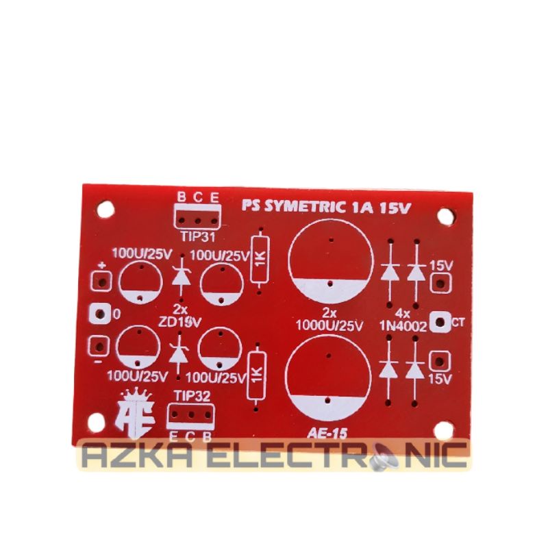 PCB PSU Power Supply Simetris Regulator 15V AE-15