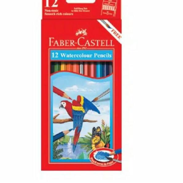 

Terbaru - Faber-Castell Watercolour Pencils 12 warna Long