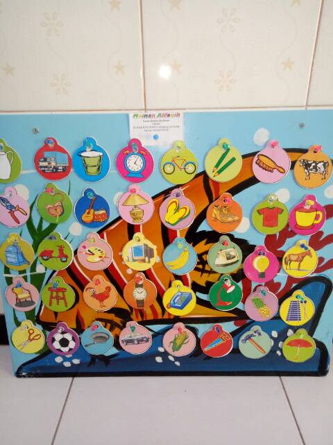 Ape Tk Paud Papan Absen Isi 40 Gambar Shopee Indonesia