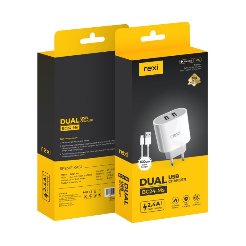 Charger REXI dual USB