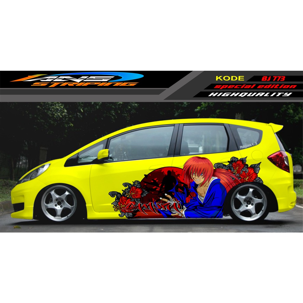 DECAL STICKER MOBIL JAZZ BRIO AVANZA SIGRA YARIS / STIKER VARIASI MOBIL / MODIF STICKER MOBIL 620