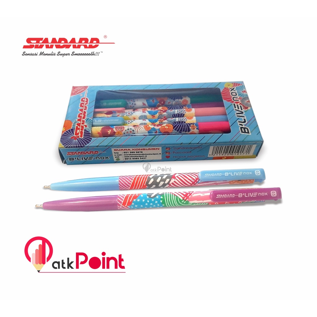 

PULPEN STANDARD BLIVE NOX 0.5 MM SATUAN