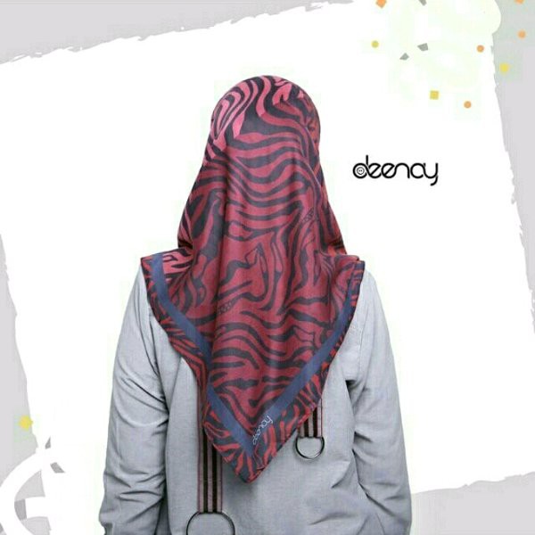 PROMO Deenay Hijab - Kerudung Deenay - Jilbab Deenay Voal Premium Motif Della - ORI