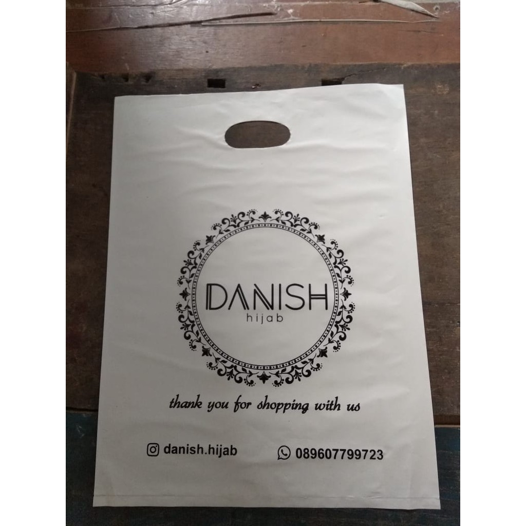 Plastik Sablon HD Plong Uk 30x40 Free Desain  (Harga per 1pcs) Plastik Sablon Plastik / Plastik packing / plastik