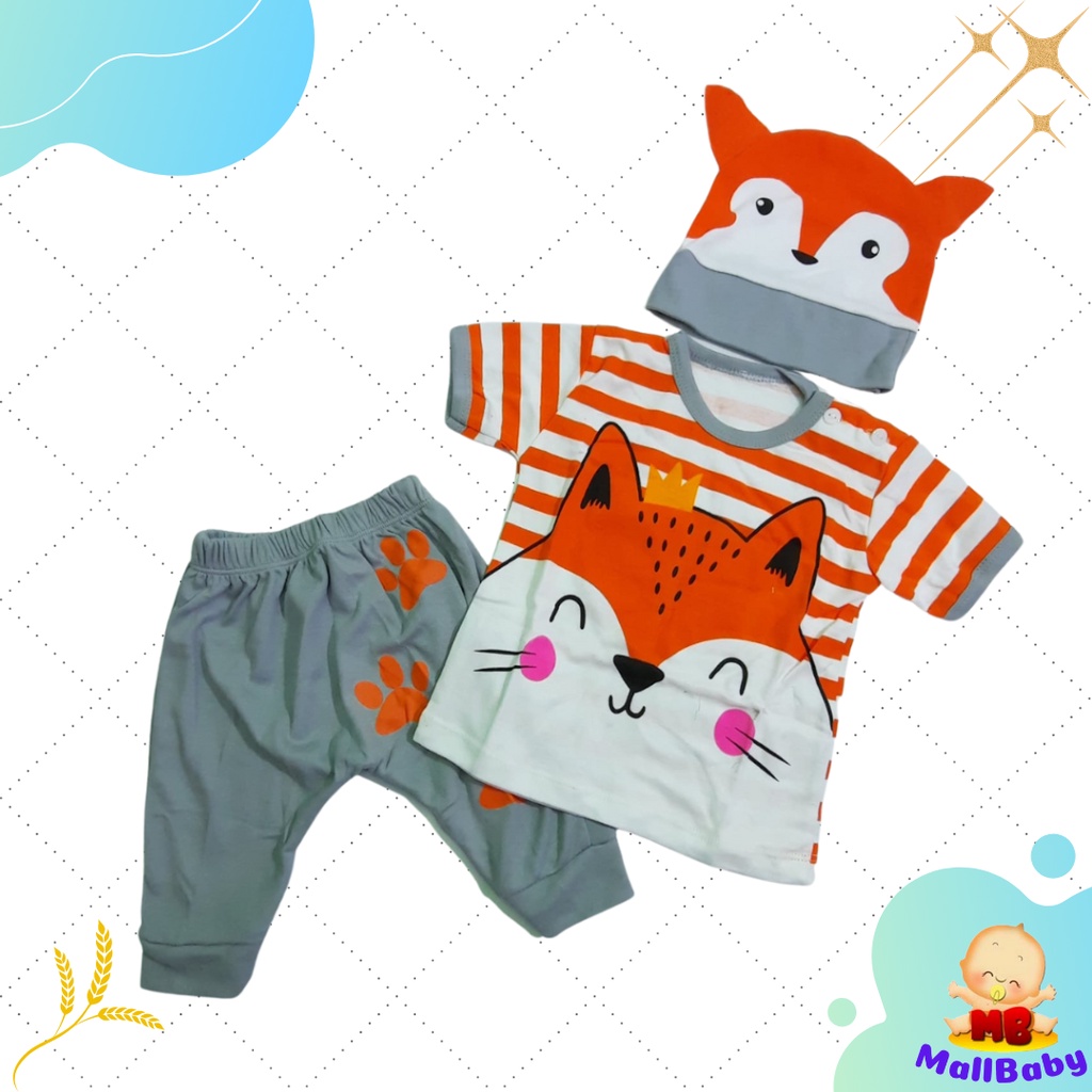 Baju Bayi Laki Laki 6 12 Bulan Setelan Pakaian Anak Cowok Murah Adem Weasel