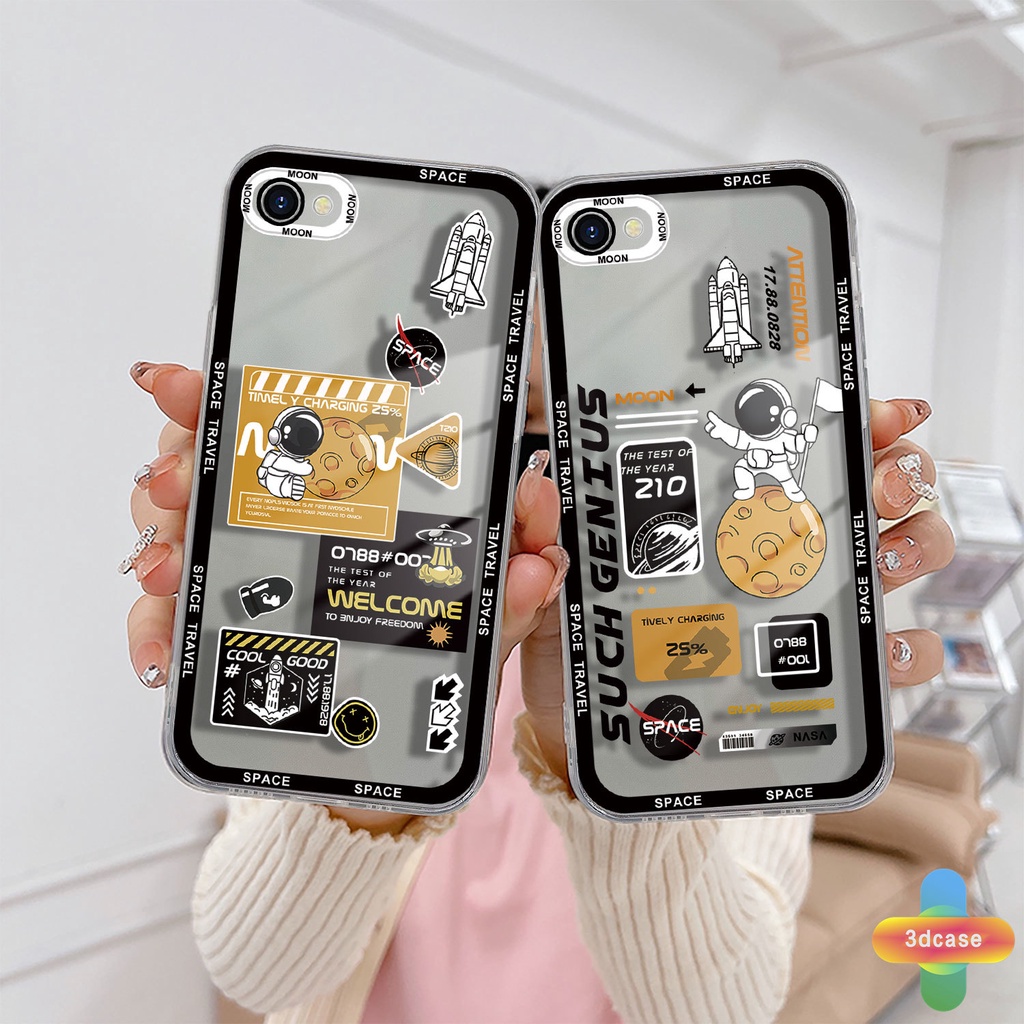 Soft TPU Case Samsung A13 A23 A32 A52 A12 A03 A51 A03S A10S A50 A20S J7 Prime A02S A20 A50S A10 A30S A52S A30 M12 M01S A125 F12 M10S M40S A515F A207F M02S A025 F02S 11 12 13  7 8 6 Plus Crack Space Travelling Transparent Case