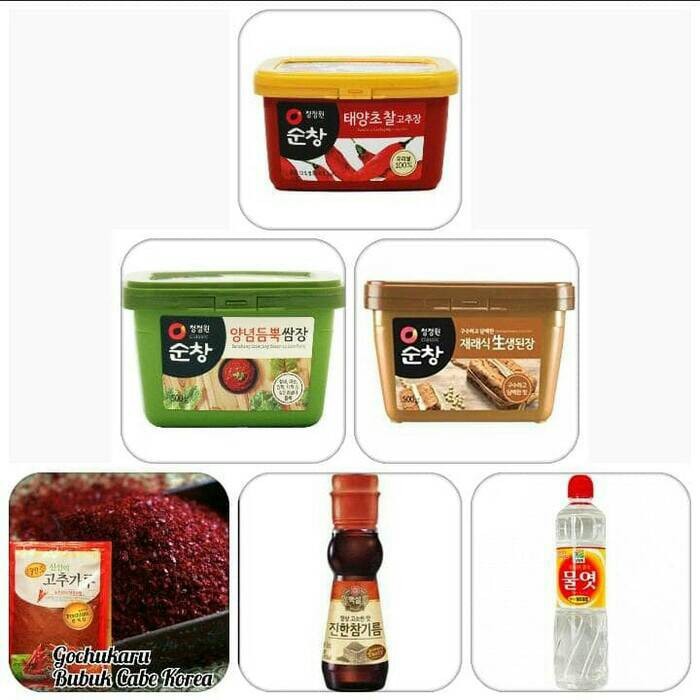 

Produk Terbaik - Paket Bumbu Masak Korea Komplit Gochujang Sesame Complete Korean Sauce